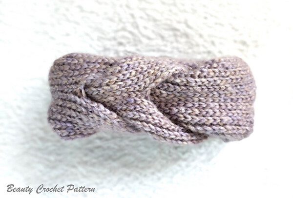 Knit Look Headband - Image 2