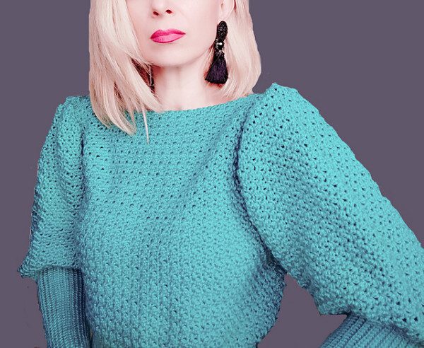 Puff Sleeves Sweater - Image 4