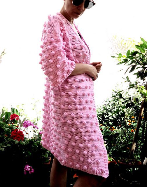 Bobble Kimono Cardigan - Image 6