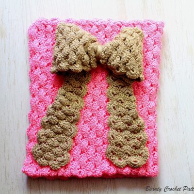 Bow Baby Blanket