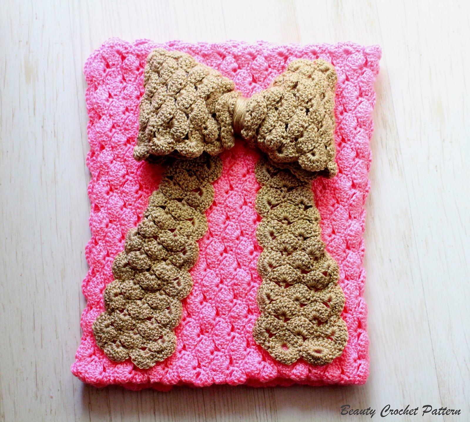 Bow Baby Blanket