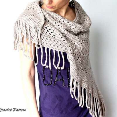 Gray Granny Shawl