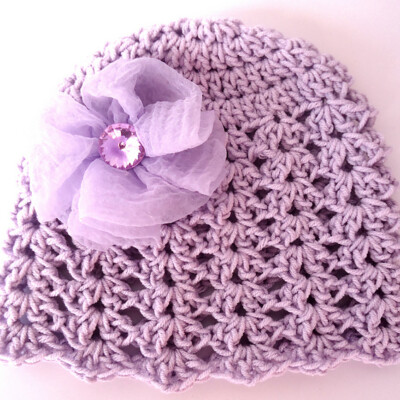 Spring Girl Hat With Flower