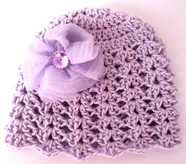 Spring Girl Hat With Flower