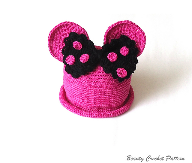 Miss Bow Mouse Summer Hat