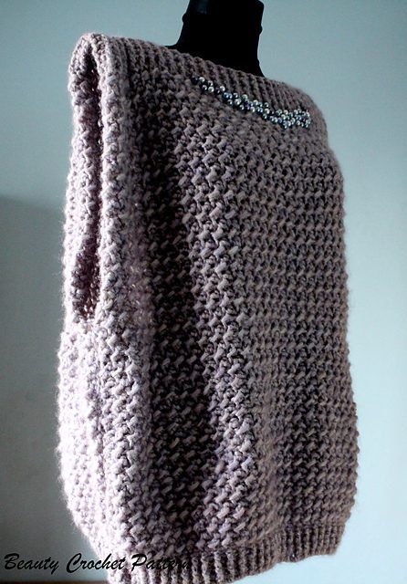 Oversized Sleeveless Sweater - Image 4