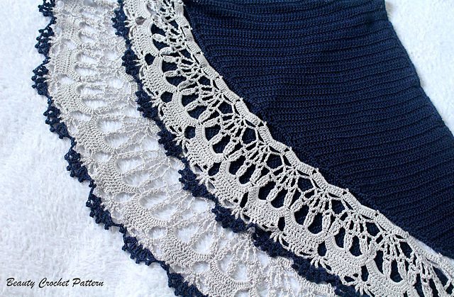 Silver Crowns Shawl - Image 3