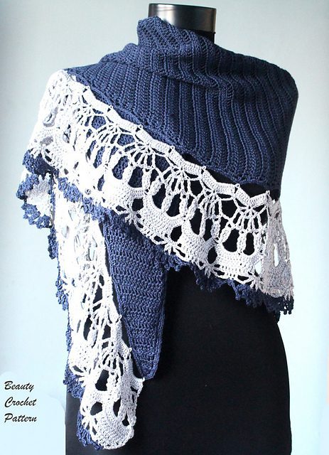 Silver Crowns Shawl - Image 4