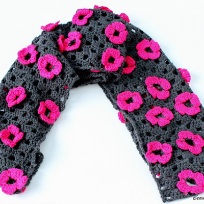 Wrap Shawl Winter Garden