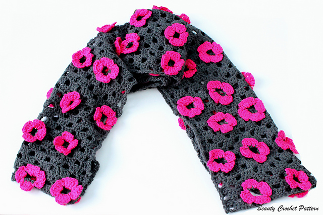 Wrap Shawl Winter Garden